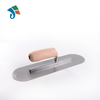 Hand Trowel Tool Concrete Round Plastering Trowel with Mirror Polish